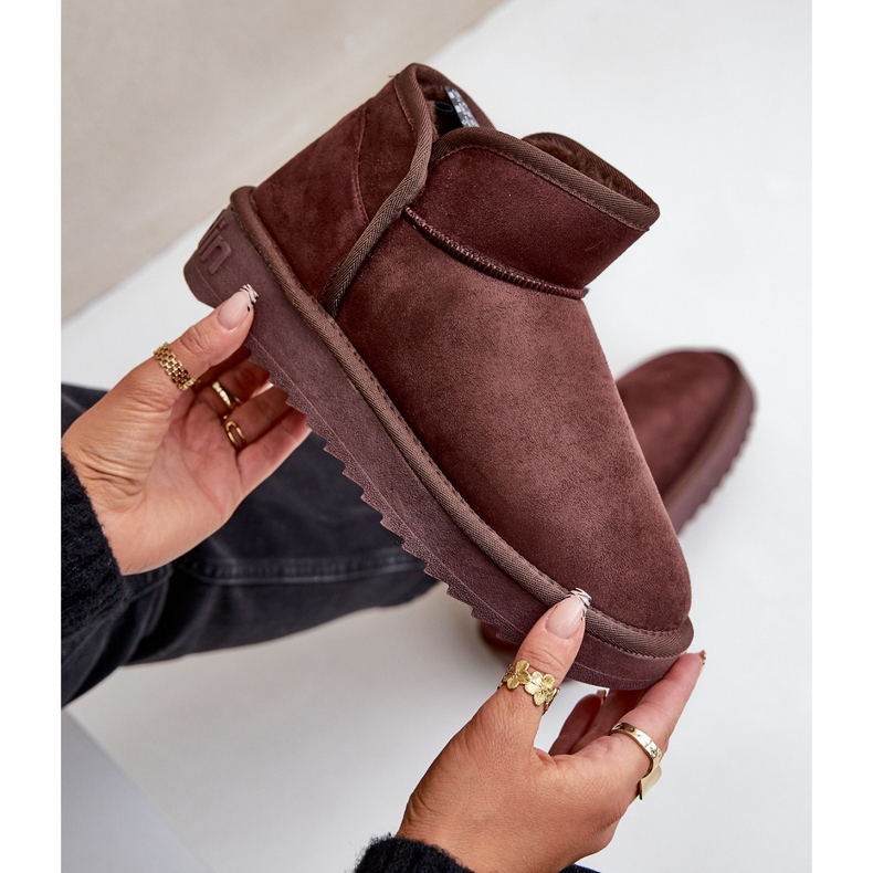 Női platform hócsizma D.Franklin DFSH370010 csokoládé barna 2