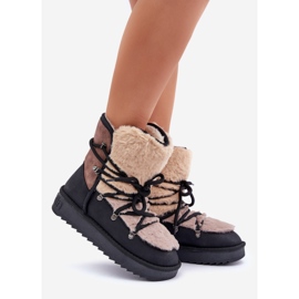 Női hócsizma bundával D.Franklin DFSH370012 Fekete 1 Női hócsizma bundával D.Franklin DFSH370012 Fekete 1