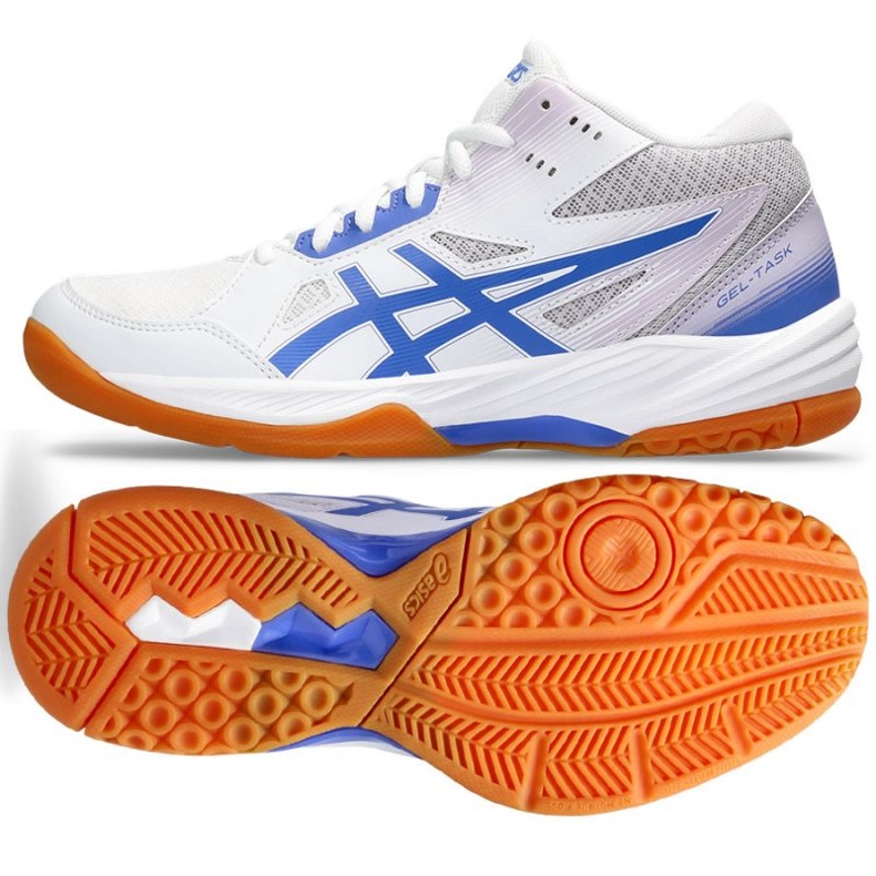 Asics Gel-Task Mt 3 W röplabdacipő 1072A081-104 fehér 1 Asics Gel-Task Mt 3 W röplabdacipő 1072A081-104 fehér 1
