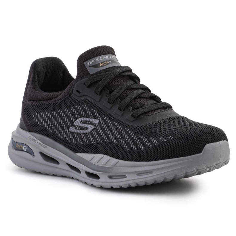 Skechers Arch Fit Orvan-Trayver 210434-BLK cipő fekete 1
