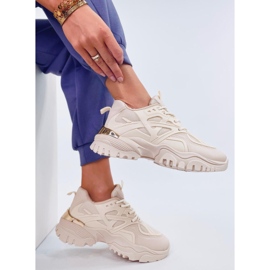 Bézs színű női sportcipő 1