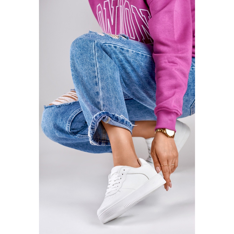 Női sportcipő, fehér tornacipő K-1W 1