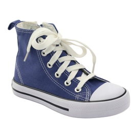 American Club Gyerek cipők a kék amerikai cipzáron 1