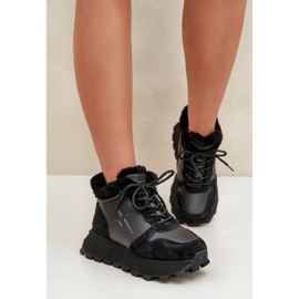 Big Star szigetelt sportcipő OO274A329 szürke és fekete 1