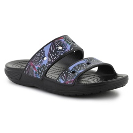 Crocs Classic Butterfly szandál W 208246-0C4 fekete 1