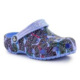 Crocs Classic Butterfly Clog 208297-5Q7 papucs kék 1