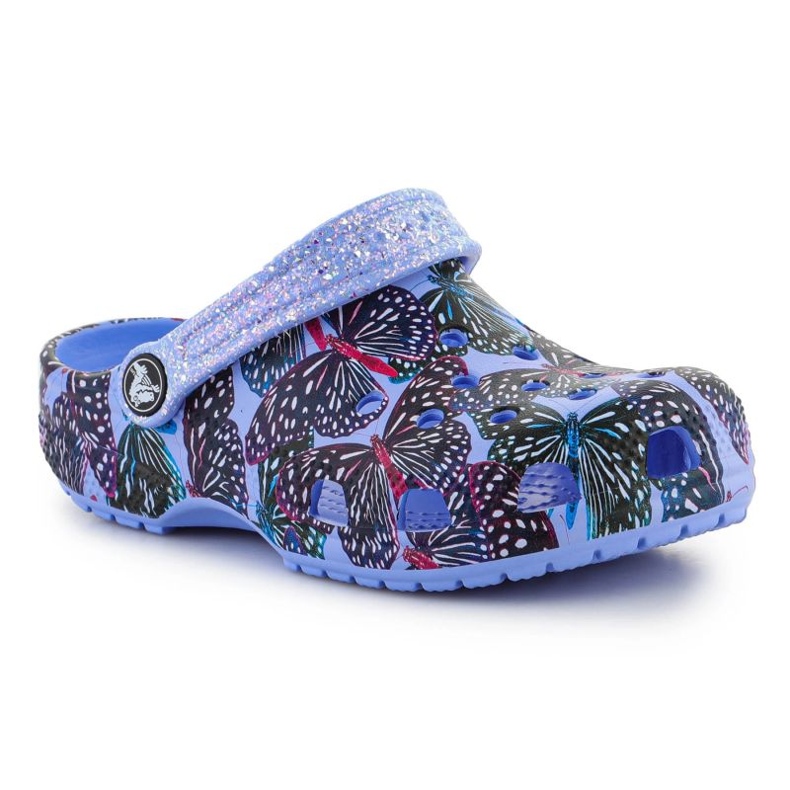 Crocs Classic Butterfly Clog 208297-5Q7 papucs kék 1
