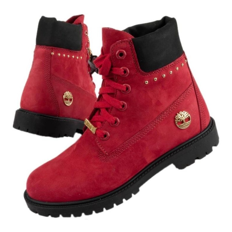 Timberland TB0A2MBU-F41 trekking cipő piros 1