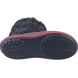 Női hócsizma crocs téli puff bakancs 14613-485 Navy Blue kék 2