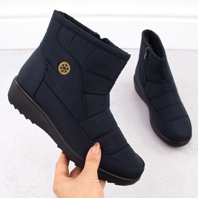 Unisoft Női hócsizma, sötétkék 1