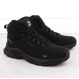 Vízálló férfi trekking cipő, fekete, Vanhorn 99302 1