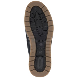 Rieker Bőr vízálló férfi szigetelt bokacsizma, sötétkék 32344-14 2