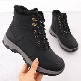 Szigetelt Vanhorn trekking bakancs, fekete 1