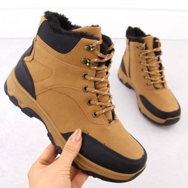 Vanhorn teve túracipő bézs 1