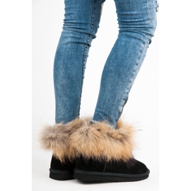 Coco Perla Bőr mukluki fekete 1