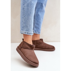 Barna Eco Suede Low Snow Boots 2