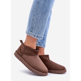 Barna Eco Suede Low Snow Boots 1