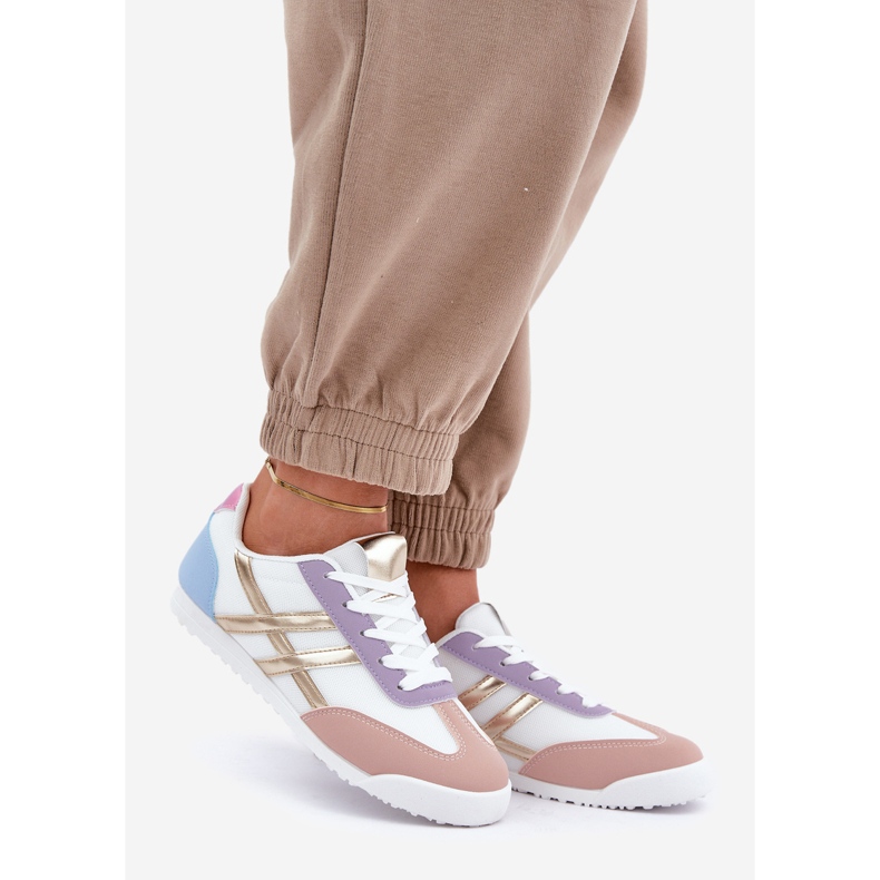 Női alacsony tornacipő Többszínű tornacipő fehér 1