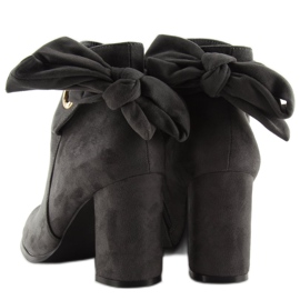 Szürke Magas sarkú csizma YBS1612 szürke 2