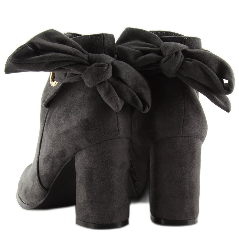 Szürke Magas sarkú csizma YBS1612 szürke 2