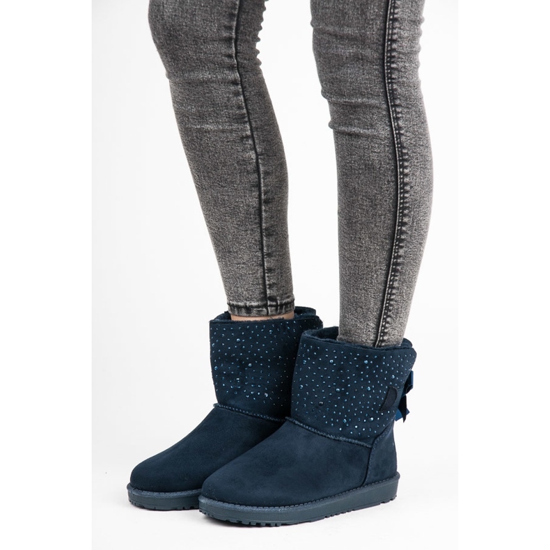 Sötétkék mukluki 1