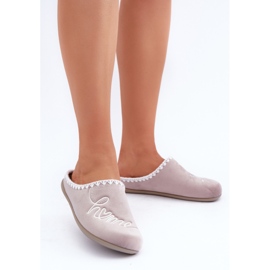 Inblu Női Otthoni Papucs GF000026 Bézs 2