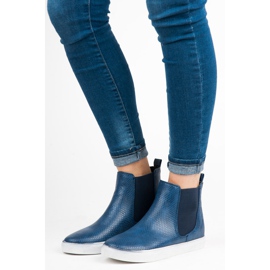 Mckeylor Snake Print magas tornacipő kék 1