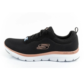 Skechers Flex Appeal 4.0 Brillant View cipő 149303/BKRG fekete 1