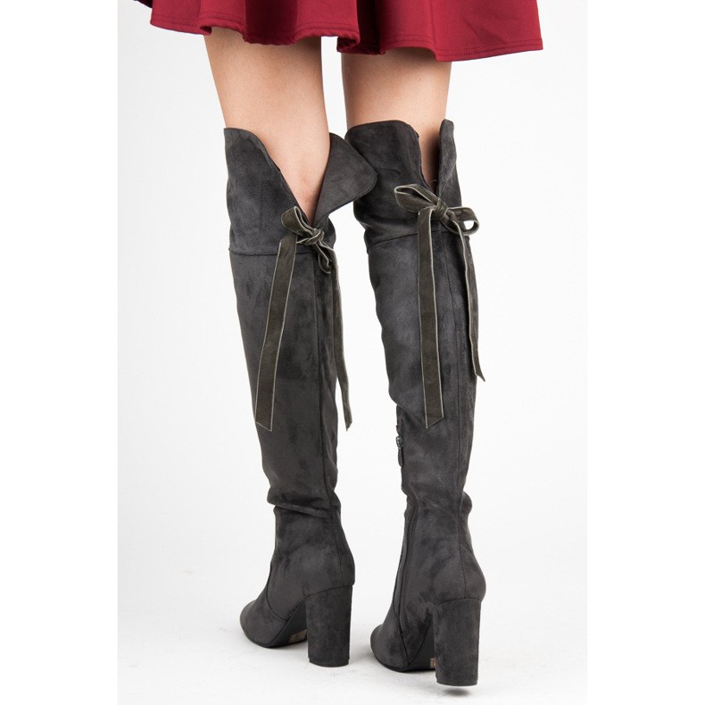 Bestelle Velúr testőrök íjjal szürke 2