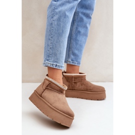 Step in style Hócsizma Modell Heslania HY877-2 Barna - Lépj stílusosan 1