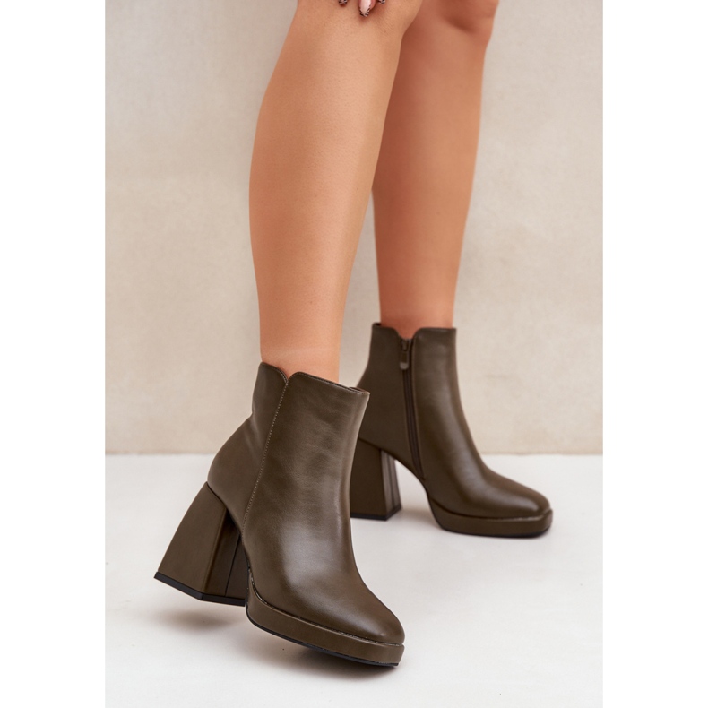 Step in style Bakancs Selarae LQ-48 Sötétzöld - Lépjen stílusosan 1