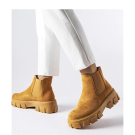 Világosbarna női bokacsizma Mooca - Solea 1