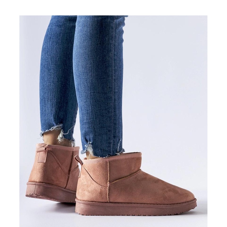 Pink Guglielma - Solea hőszigetelt rövid hócsizma rózsaszín 1