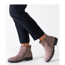 Barna platformcsizma öko-velúrból Kirla - Solea 1