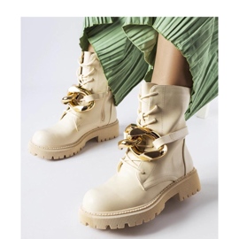 Bézs színű túrabakancs Galar lánccal - Solea 1