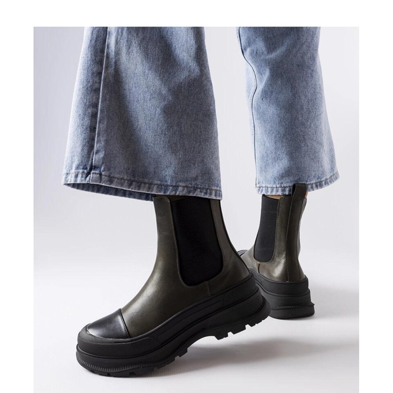 Bellucci zöld platformcsizma - Solea 1