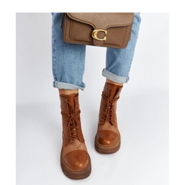 Barna átlátszó csizma 1