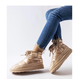 Arany cipzáras hócsizma Lee Cooper LCJ-23-44-1965L aranysárga 1