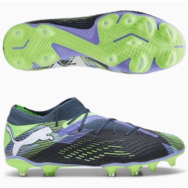 Puma Future 7 Pro+ FG/AG 108087 03 futballcipő zöld 1