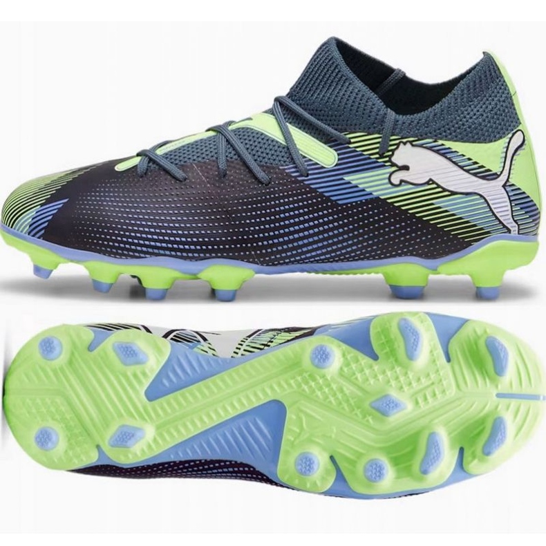 Puma Future 7 Match FG/AG 107945 03 futballcipő zöld 1