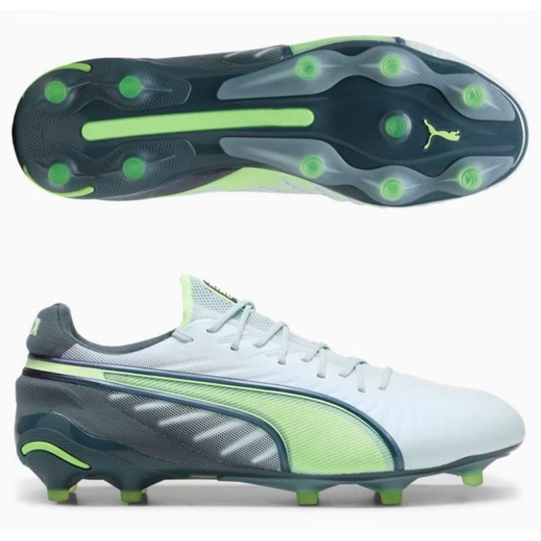 Puma King Ultimate FG/AG 107809 03 futballcipő fehér 1