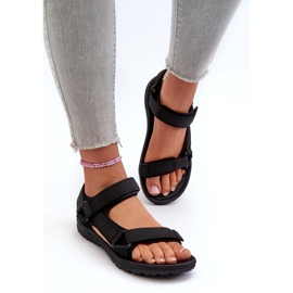 News Női könnyű sportszandál, fekete Lumeria 2