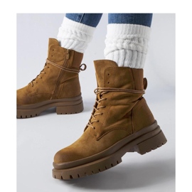 Vadnais - Solea kopott orrú barna csizma 1