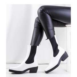 Maret - Solea fehér bokacsizma 1