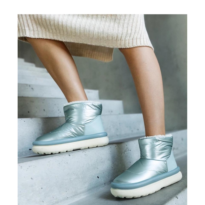 Világoszöld meleg hócsizma a Cores - Solea platformon 1