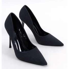 Fényes magassarkú fekete részecskékkel 1