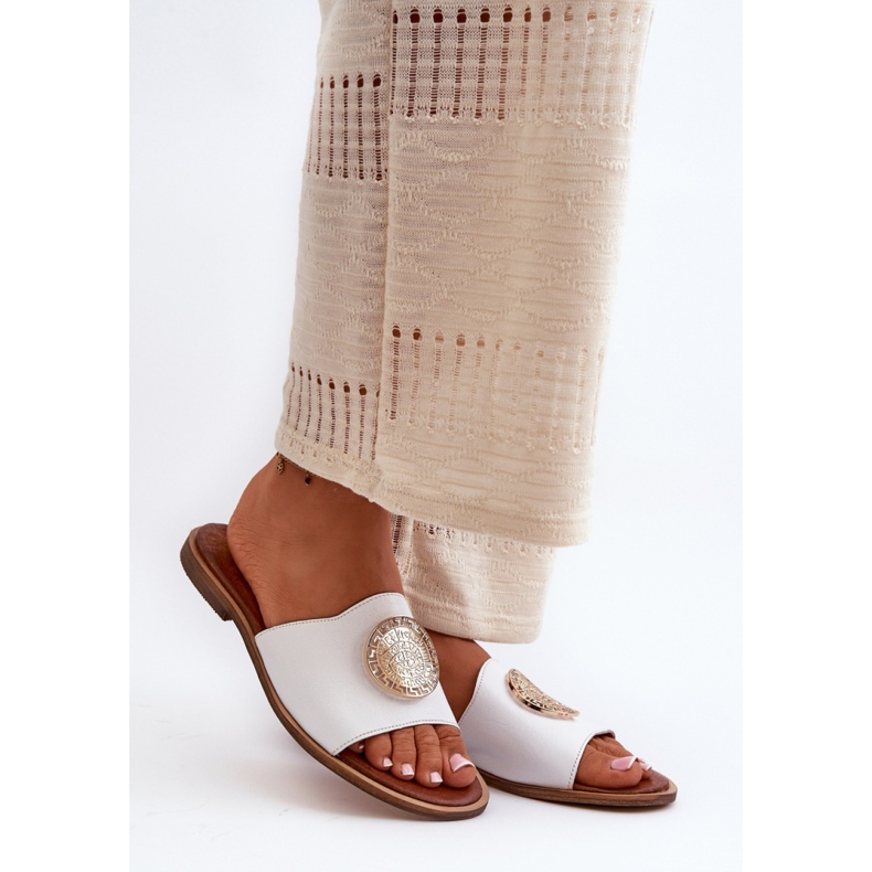 Zazoo 2938 modell szandál papucs fehér 1