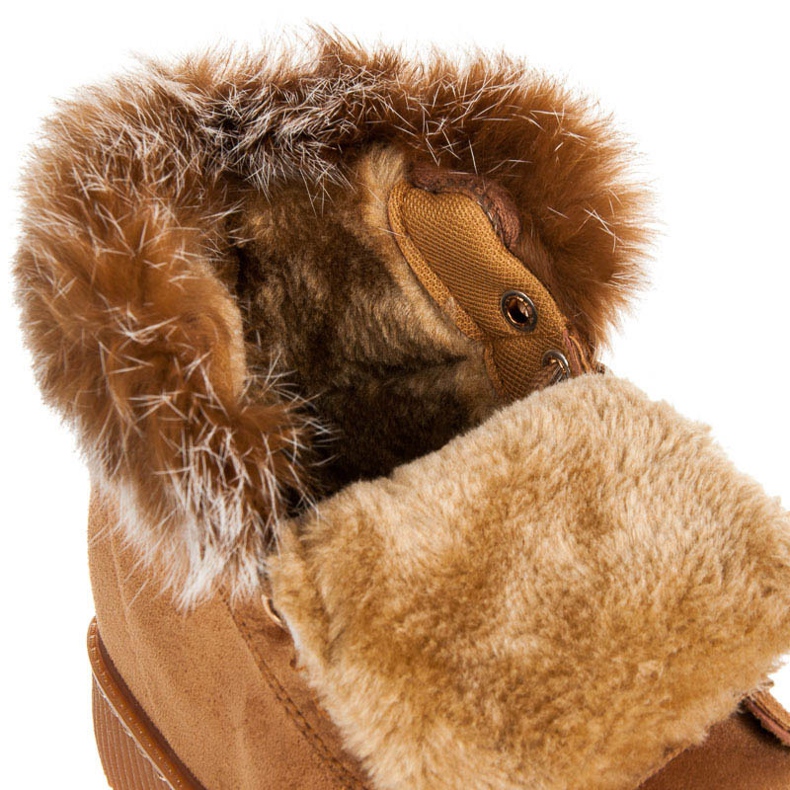 Creepers Csizma Szőrmével barna 1