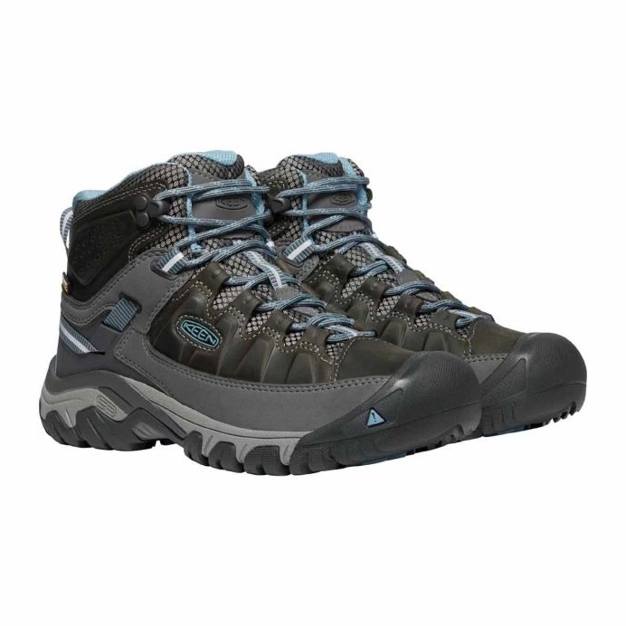 Keen Targhee Iii Mid Wp KE-1023040 trekking cipő fekete 1 Keen Targhee Iii Mid Wp KE-1023040 trekking cipő fekete 1