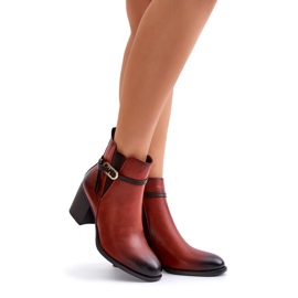 Jezzi Női magassarkú csizma, hőszigetelt, pántos, barna Zinithia 3 Jezzi Női magassarkú csizma, hőszigetelt, pántos, barna Zinithia 3